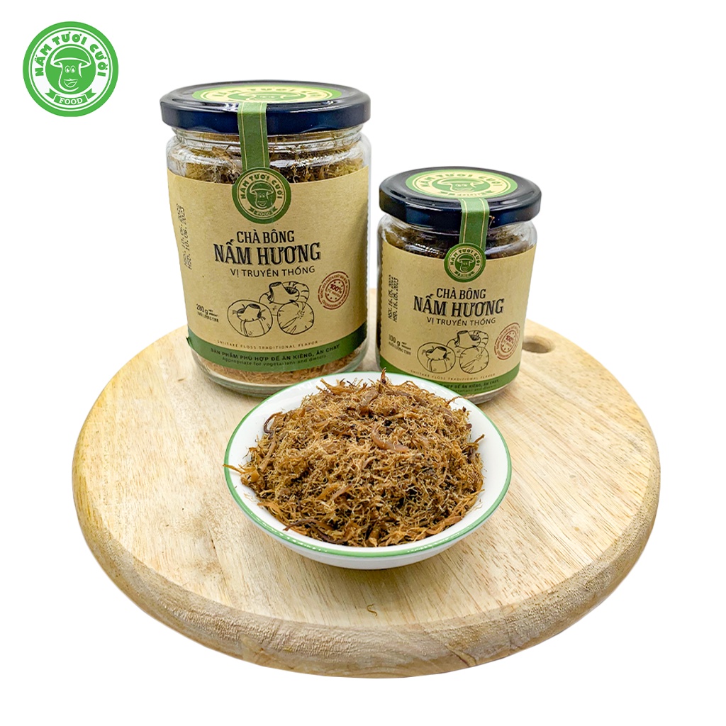 Chà bông nấm hương vị truyền thống hũ 200g